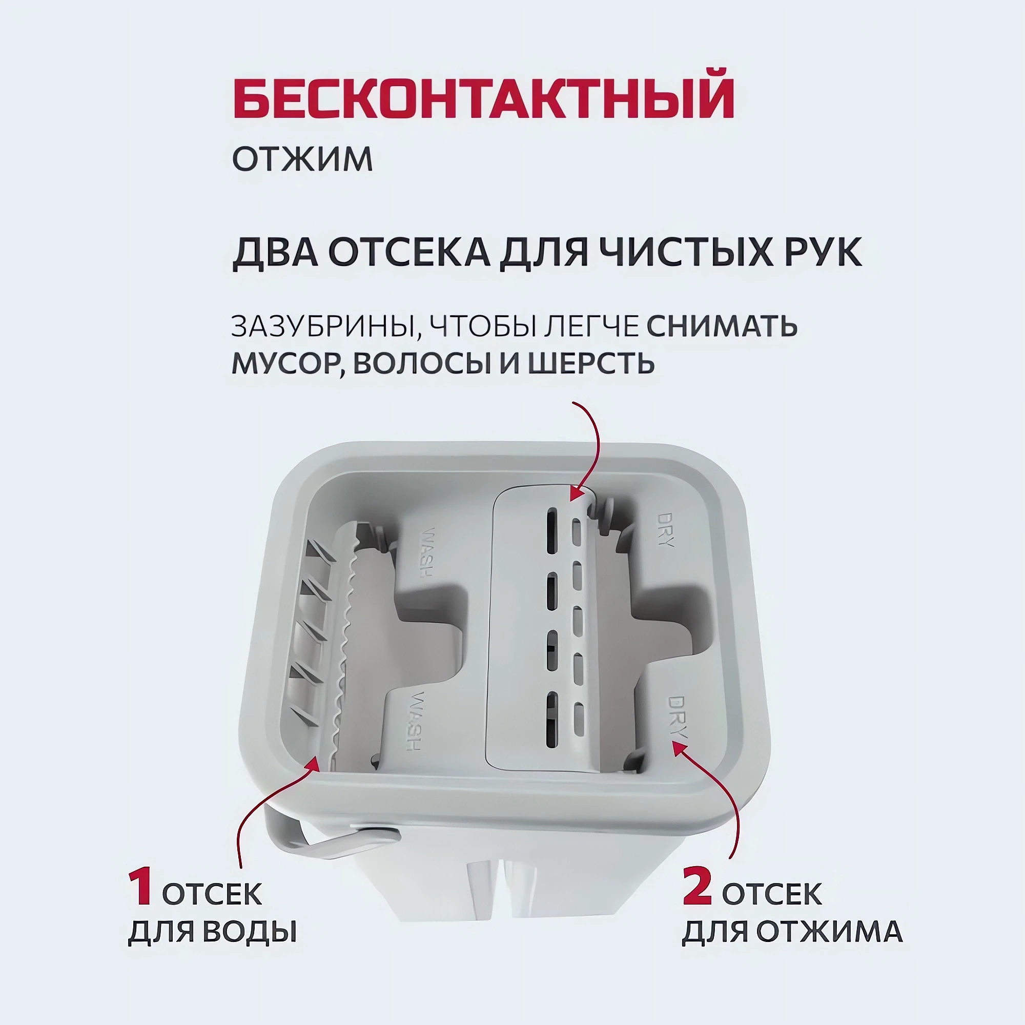 Моющая швабра с отжимом купить